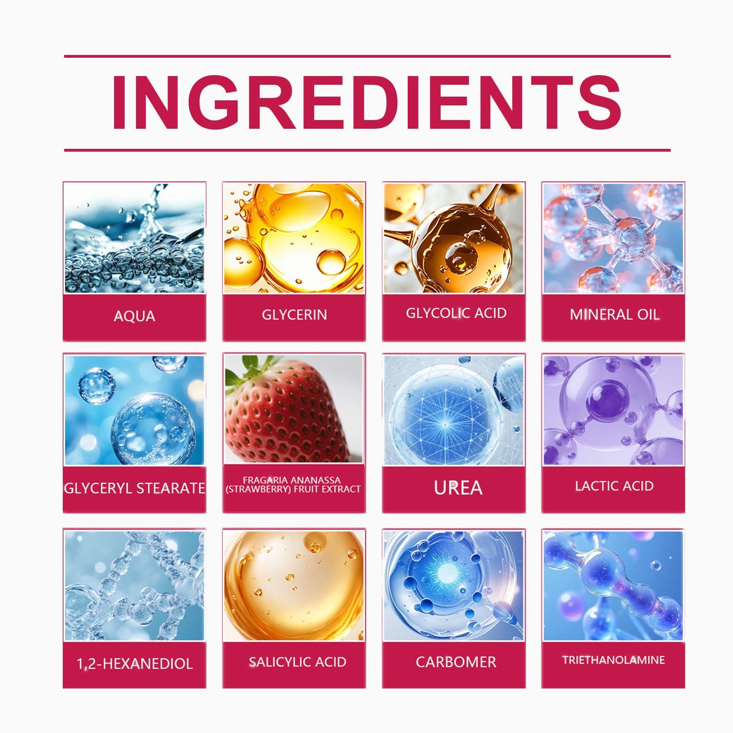 Soelegant Strawberry Skin Resurfacing Cream with Lactic Acid - Exfoliating Body Cream for Bumpy Rough Skin on Arms Legs, Deep Hydration Moisturizing, Smoothing & Renewal, 3.53 OZ