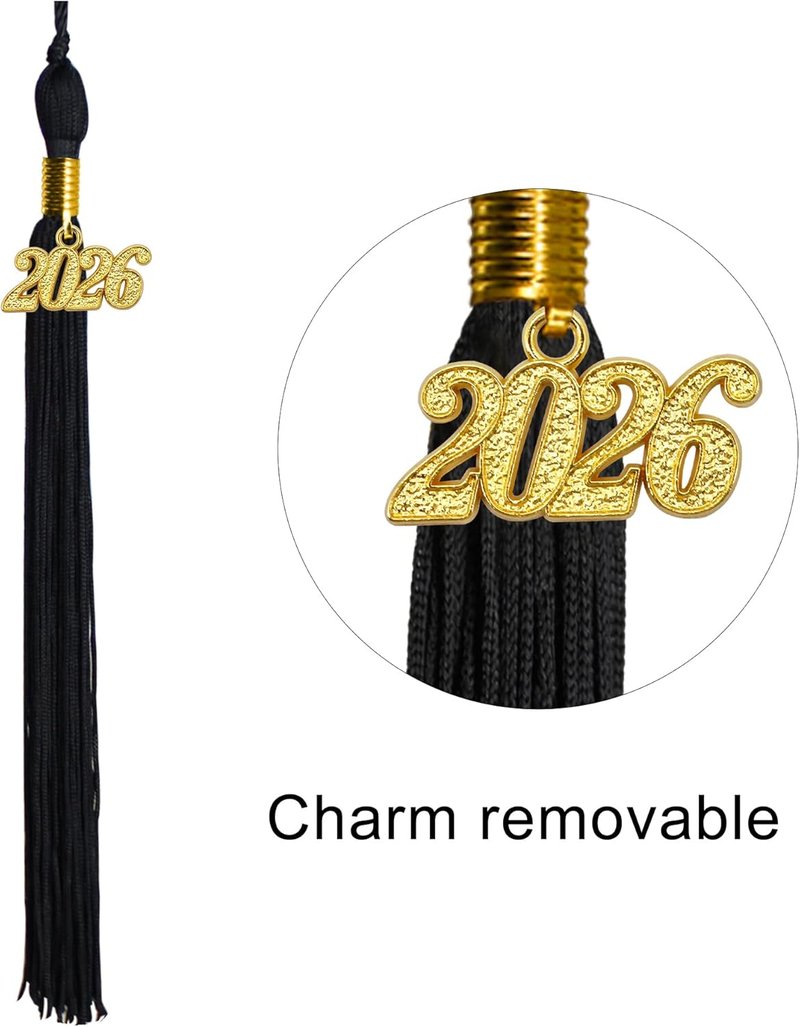 GraduatePro Matte Graduation Cap - 2026 Tassel for Adults | Available in 12 Colors for High School & College