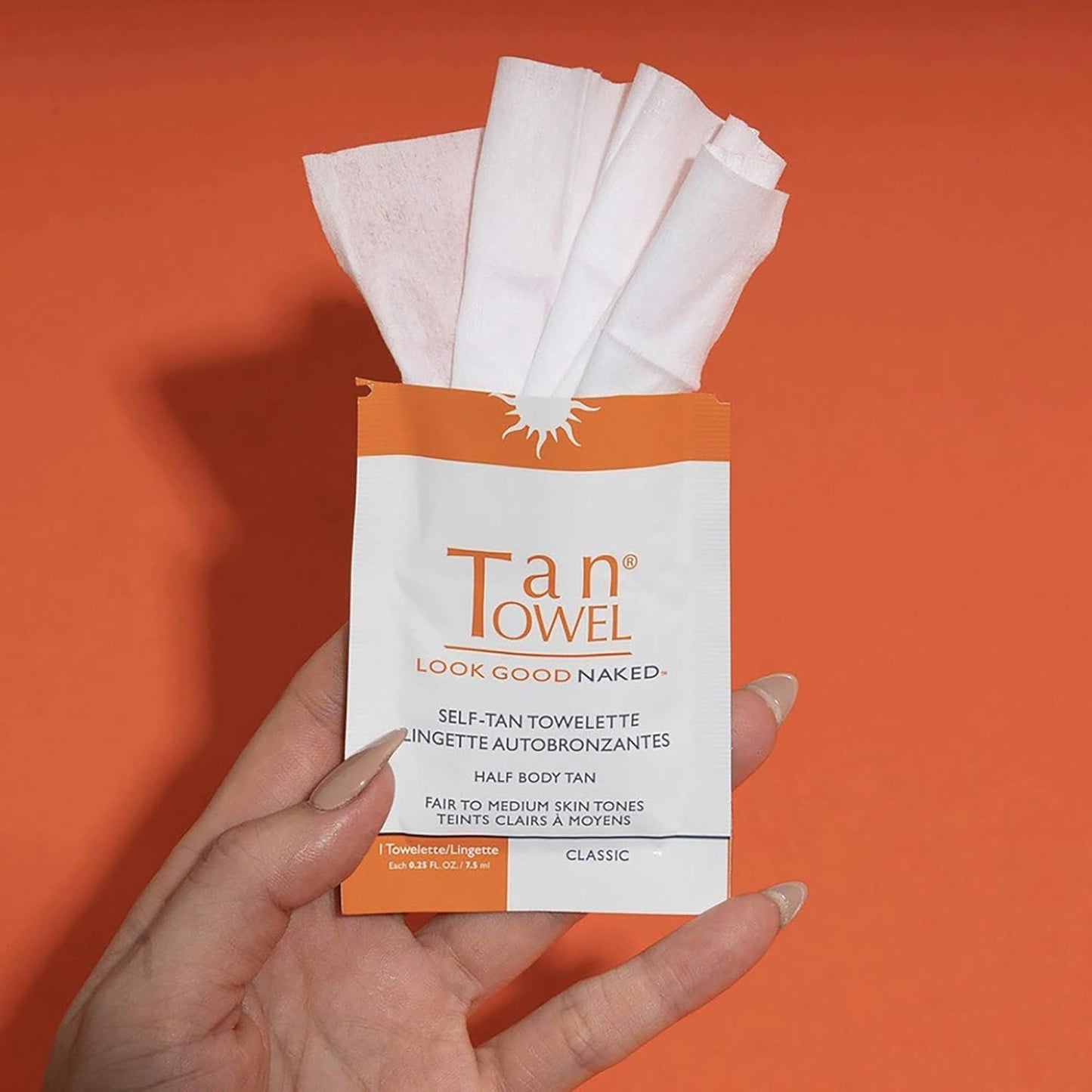 Tan Towel | Self-Tan Towelette - Classic Formula, 10 Count for Effortless Sun-Kissed Glow
