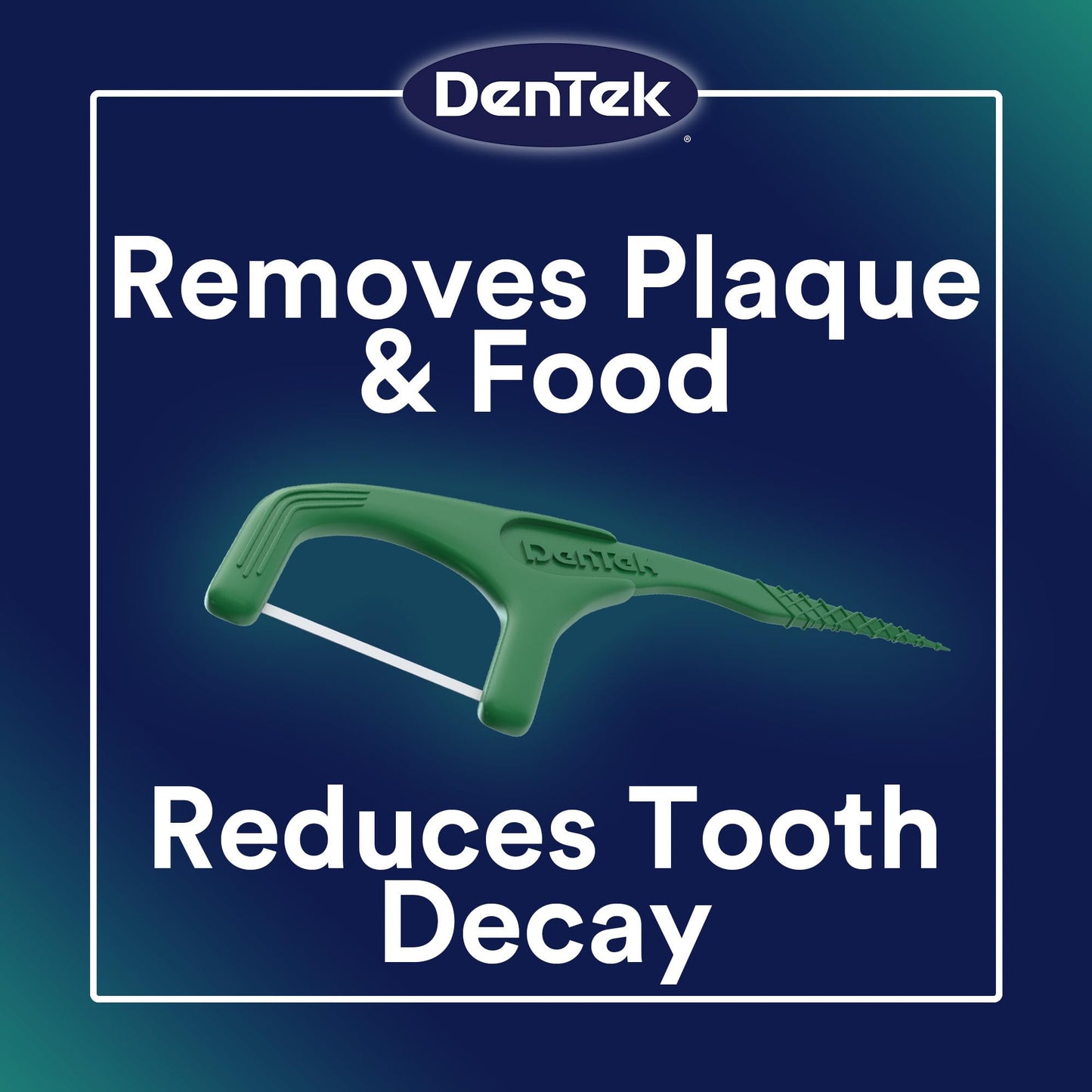 DenTek Fresh Clean Floss Picks, Extra Tight Teeth Dental Flossers, Freshens Breath, Removes Plaque and Food, Mouthwash Blast Mint Flavor, 75 Count (Pack of 3)