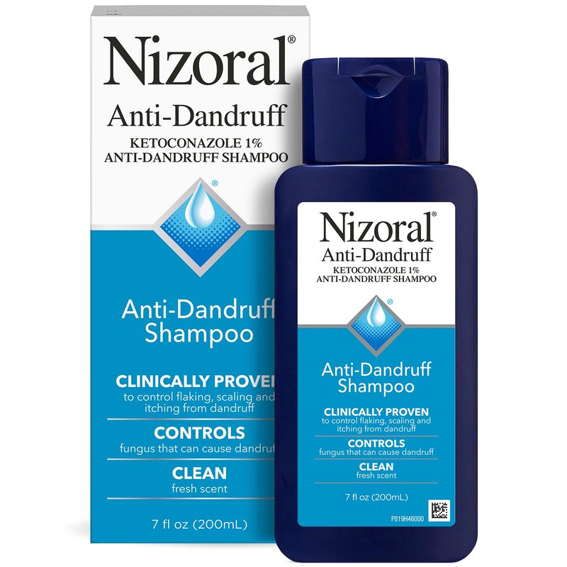 Nizoral Anti-Dandruff Shampoo - 1% Ketoconazole, Fresh Scent | 7 Fl Oz