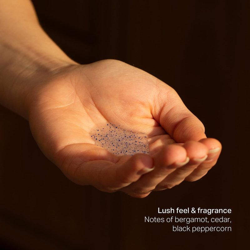 Naomi After-Cooking Hand Scrub | Odor Neutralizing Exfoliating Hand Wash for Kitchen | Removes Garlic Seafood Smells | Gentle Non-Drying Jojoba Pumice Hand Soap (Bergamot & Pepper)