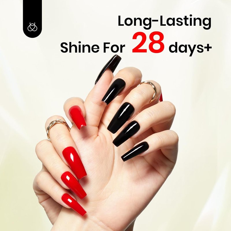 Beetles Gel Top Coat & Base Coat Set | 3Pcs 15ml Cuticle Oil for Dry, Damaged Cuticles - Glossy Shine & Long-Lasting Care