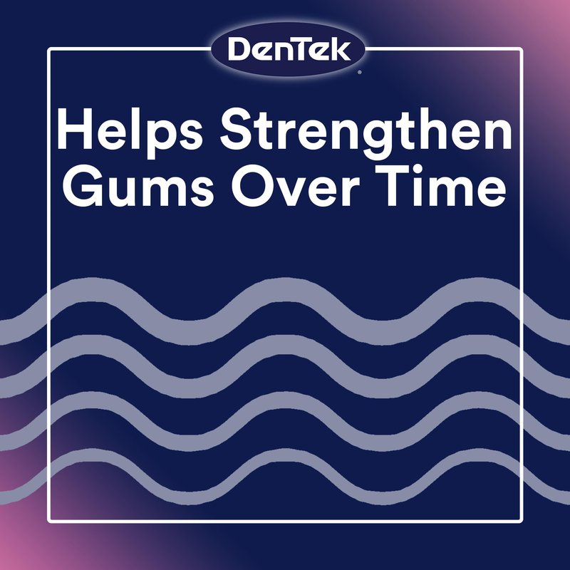 DenTek Comfort Clean Sensitive Gums Floss Picks, Soft & Silky Ribbon, 150 Count, 6 Pack (Blue)