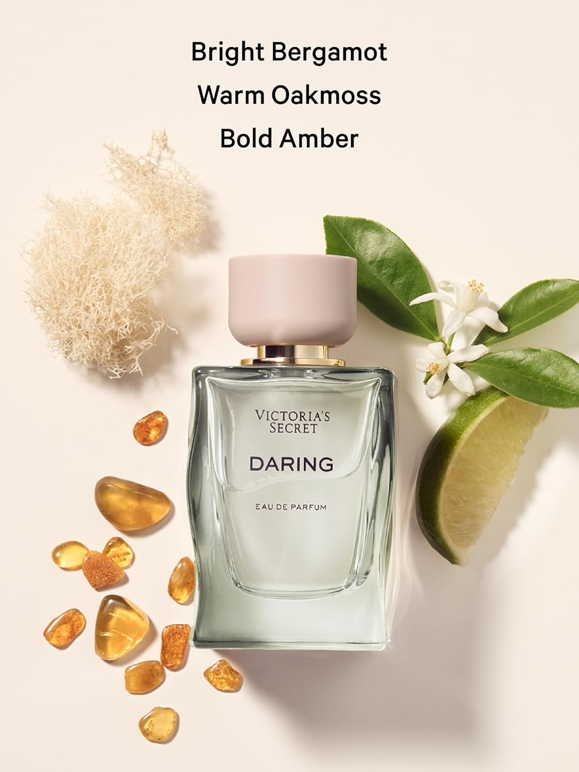 Victoria's Secret Daring Fragrance Body Lotion, Notes of Bright Bergamot, Warm Oakmoss and Bold Amber (10 oz)