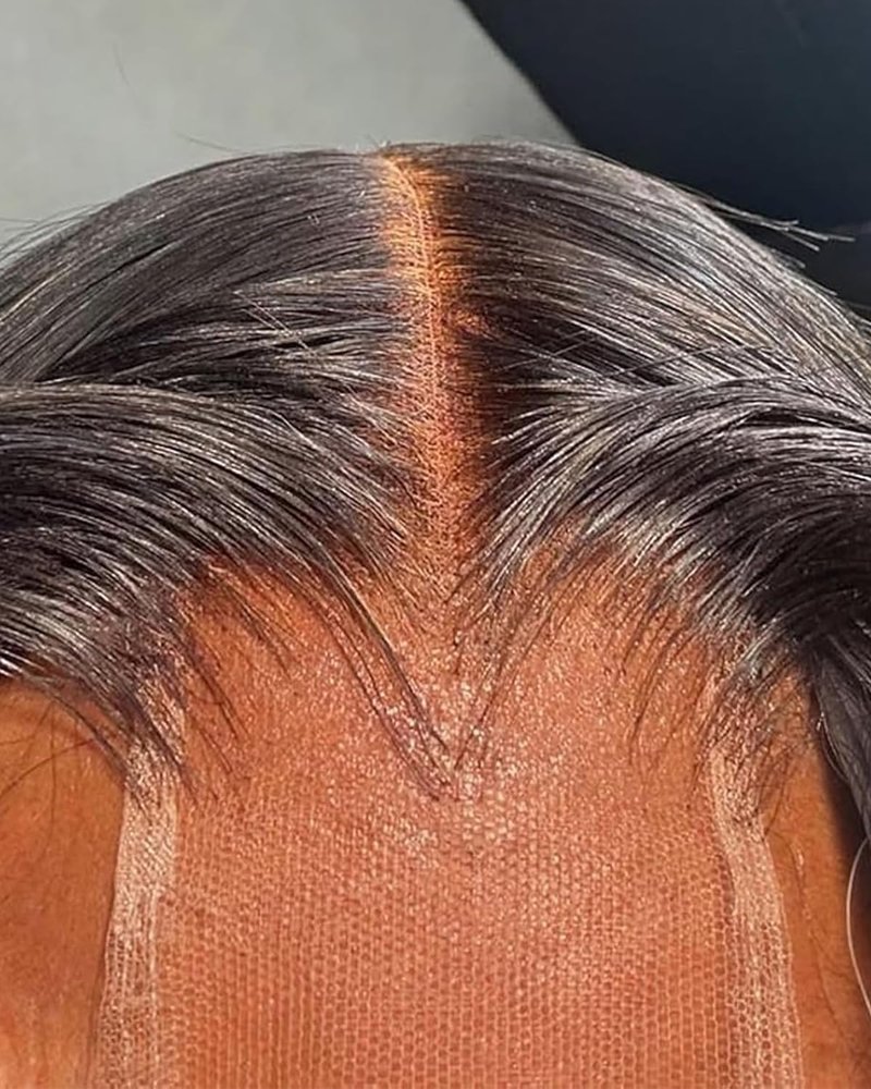 Alididi Glueless Wigs Human Hair Pre Plucked Pre Cut SKINLIKE Real 2x6 HD Lace Closure Wigs Human Hair 15A 200% Density 0.10mm Ultra-Thin Swiss Lace Drawstring Straight Wig Bleached Knots 26inch