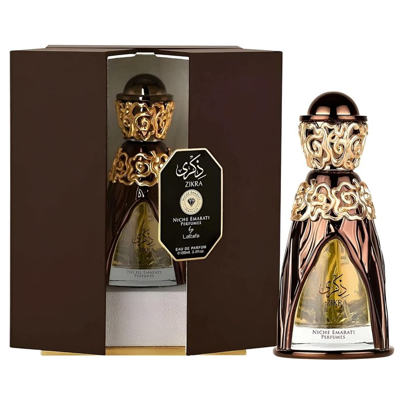Lattafa Niche Emarati Zikra Eau de Parfum Spray - Unisex Fragrance, 3.4 oz / 100 ml