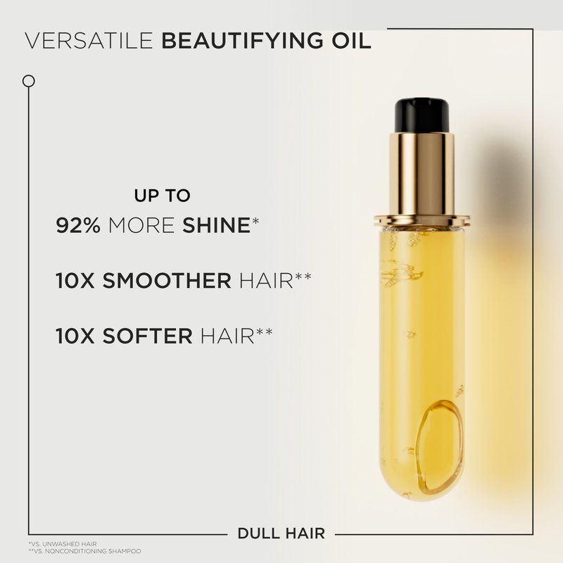 Kerastase Elixir Ultime Refillable Hair Oil - Hydrates & Smoothes Frizz, Adds Shine, With Wild Camellia, Nourishes & Strengthens Hair, 2.53 Fl Oz, Refill