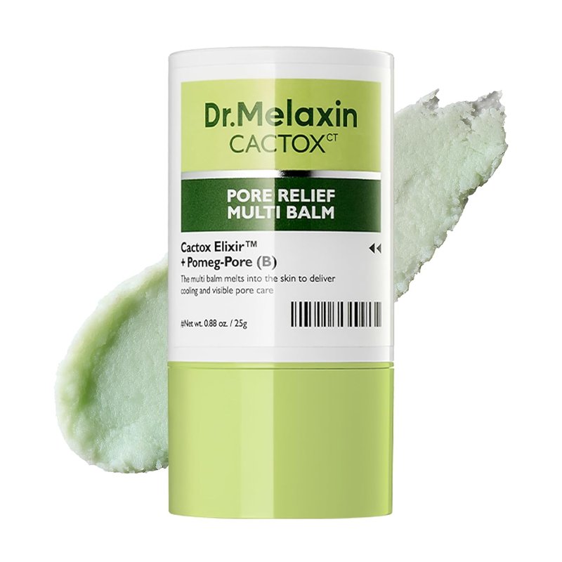 Dr. Melaxin Cactox Pore Relief Multi Balm Stick - Cooling & De-Puffing Face Balm with Zinc PCA, 0.88 oz
