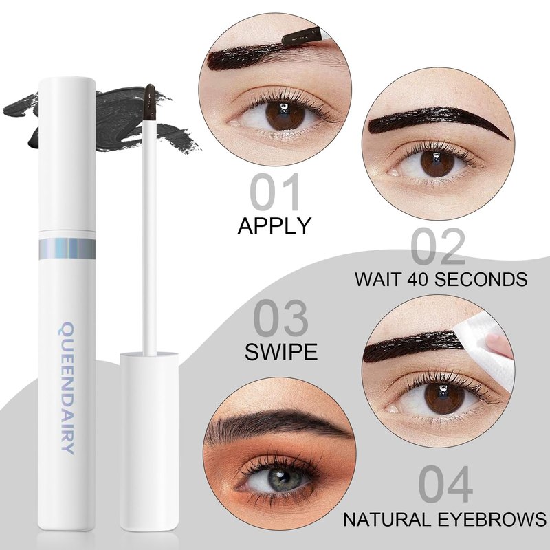 Regine Switzerland Eyebrow Gel - Long-Lasting, Smudge-Proof & Waterproof | Vegan & Cruelty-Free (Auburn)
