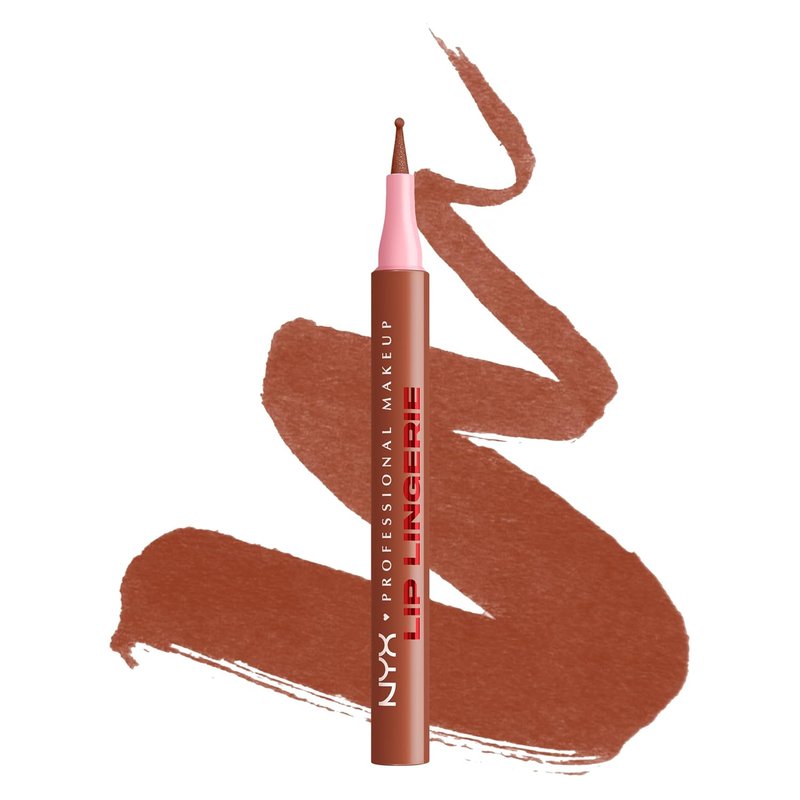 NYX PROFESSIONAL MAKEUP Lip Lingerie Liner - All-Day Waterproof Stain in Naughty Nude (Warm Tone)