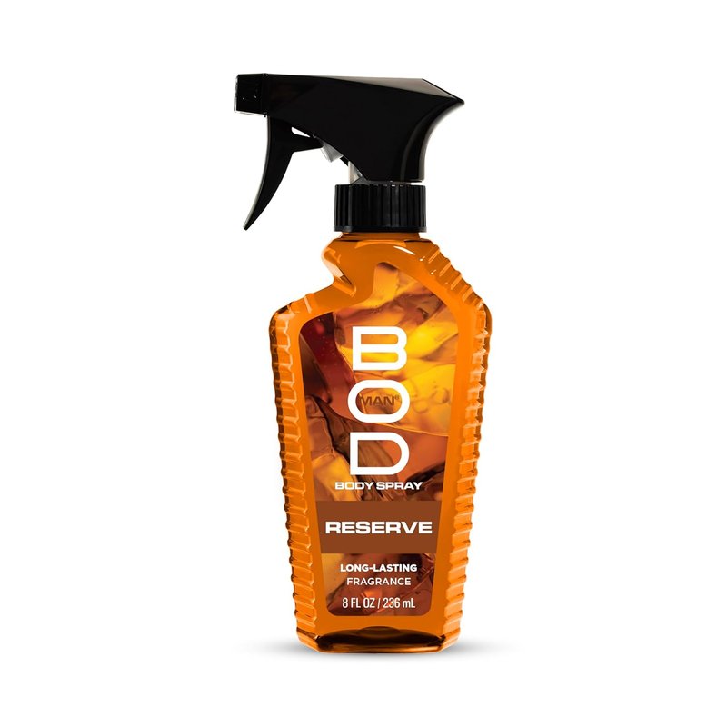 BOD Man Reserve Fragrance Body Spray - Invigorating Scent | 8 Fl Oz Size