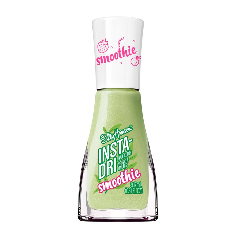 Sally Hansen Insta-Dri the Smoothie, Hatcha Matcha, Nail Polish – Dries in 60 Seconds – One Coat – Satin-Matte Finish