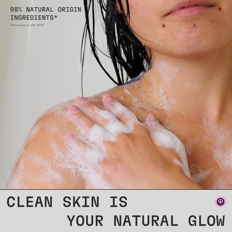 Body Wash - EWG Verified Shower Gel with Niacinamide & Glycerin | Vegan Intense Moisture, Tropical Tango, 12 Fl Oz