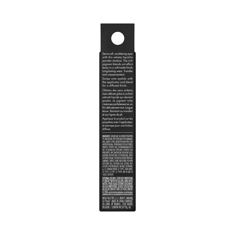 e.l.f. Liquid Velvet Eyeshadow, Crease-Resistant Liquid-to-Powder Eyeshadow For A Rich, Soft-Matte Finish, Vegan & Cruelty-Free, Beige & Boujee