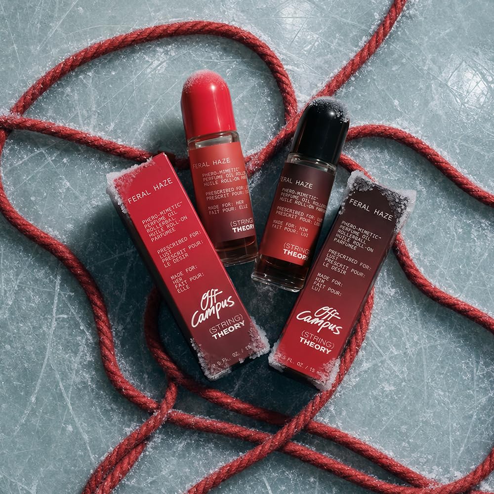 STRING THEORY | Garrett Men's Pheromone Roll-On Cologne - Spicy Vanilla & Smoky Musk - Lasts 3 Hours