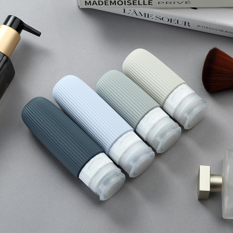 Mrsdry Travel Bottles Set - 16 Pack TSA Approved Leak-Proof Silicone Containers for Toiletries