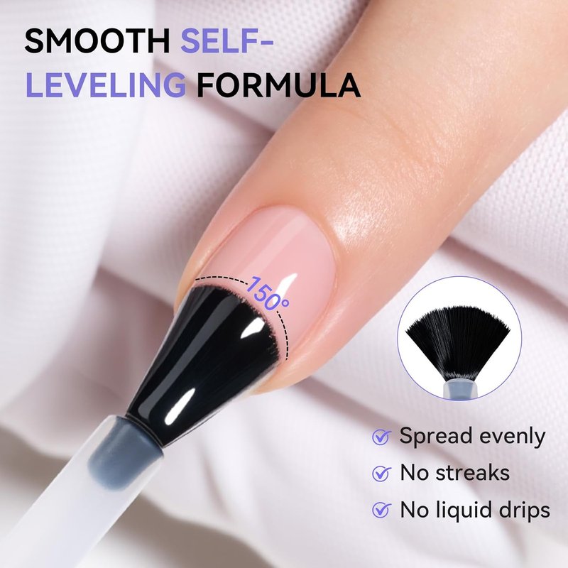 Makartt Gel Top and Base Coat Set - 2 PCS 15ml No Wipe Diamond-Shine Long-Lasting Nail Polish | Perfect for Home DIY Gifts