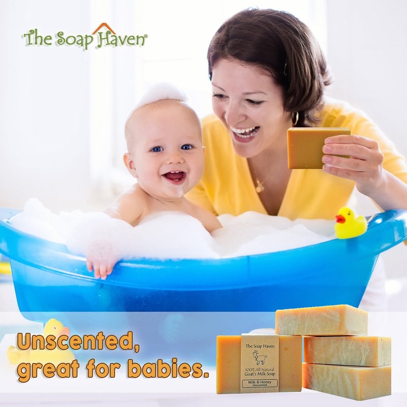 Goat Milk Soap Bars by [Brand Name] - Handmade, All-Natural & Unscented | Perfect for Sensitive Skin & Babies