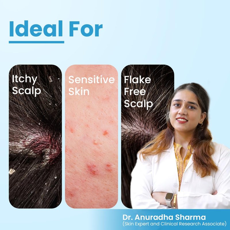 FCL 2% Salicylic Acid T-Shampoo with 1% Tea Tree Oil | Dandruff Shampoo, Psoriasis Shampoo | Itchy Scalp Treatment | Control Excess Oil & Reduces Acne - 6.76 Fl Oz