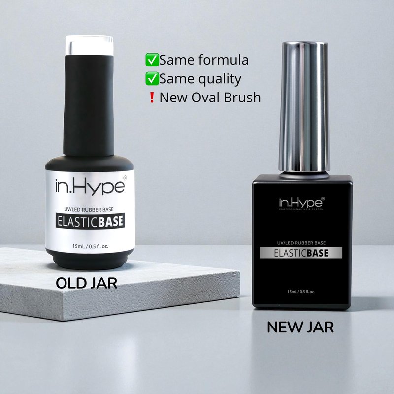 IN.HYPE Rubber Base Coat UV/LED Curable. Soak Off (Elastic)