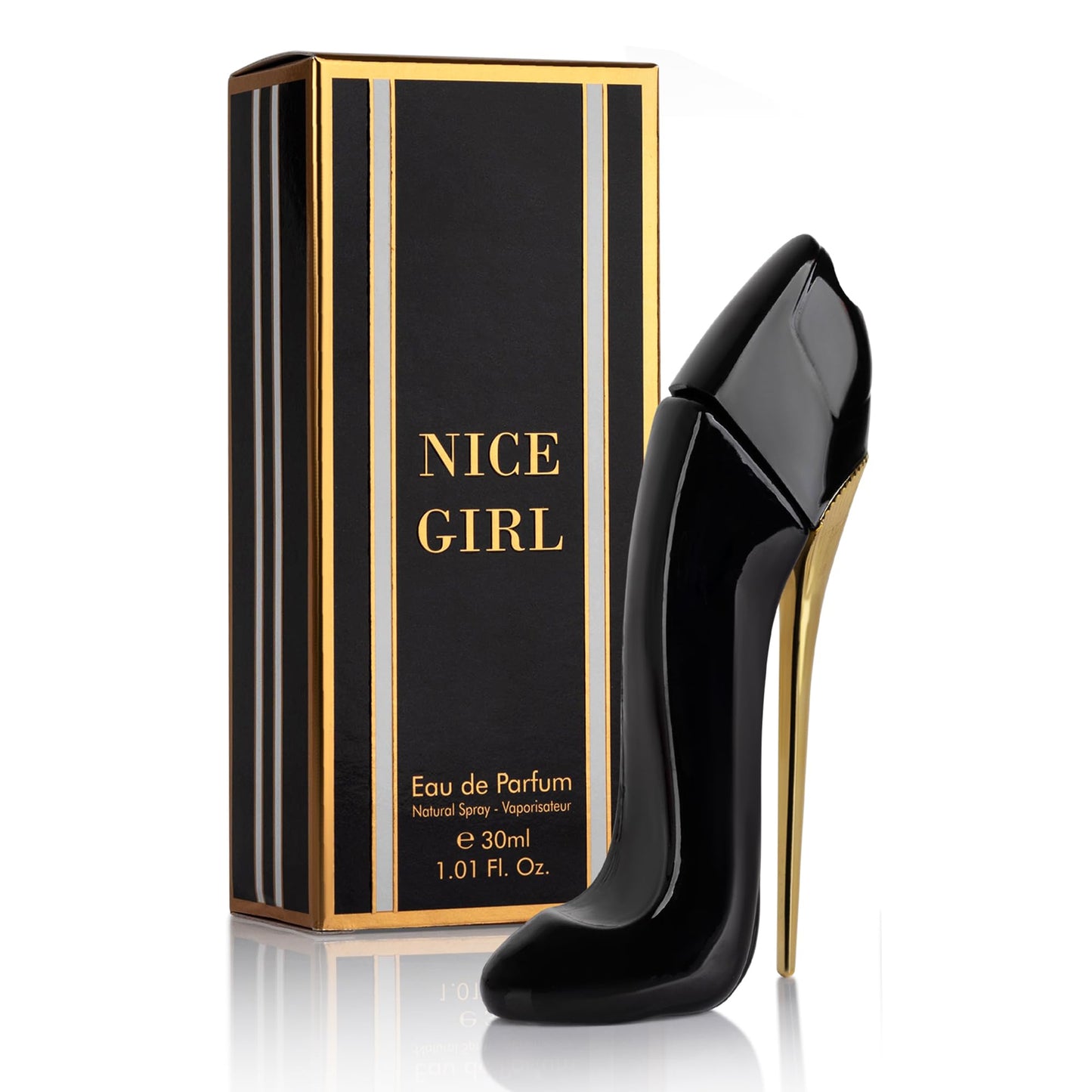 URBAN COLLECTION Nice Girl Eau De Parfum for Women 30ml- Top Notes of Bergamot & Lemon Blend with Almond & Coffee - Middle Notes of Vanilla, Cinnamon & Cacao - Perfume Suitable For Day & Night