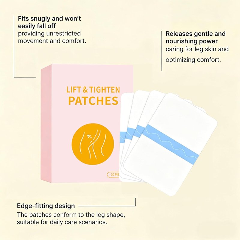 Body Lifting Patches - Transparent Skin Tightening Tape for Legs, Abdomen & Buttocks | 20 PCS