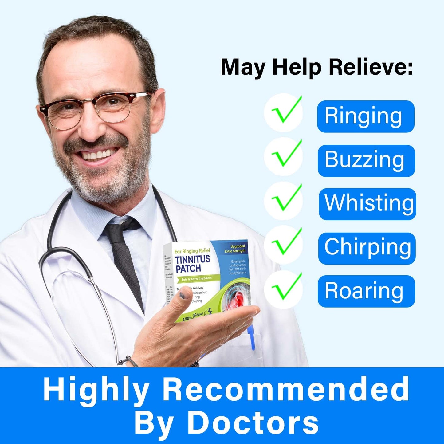 Tinnitus Relief for Ringing Ears | Natural Herbal Support for Ear Comfort & Soothing Rêlief | Help Quiet The Noise & Support Focus, for Men & Women, 50 PCS