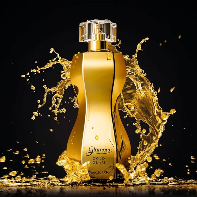 O Boticário Glamour Gold Eau de Toilette - Long-Lasting Sweet Floral Perfume for Women | 2.5 Ounce