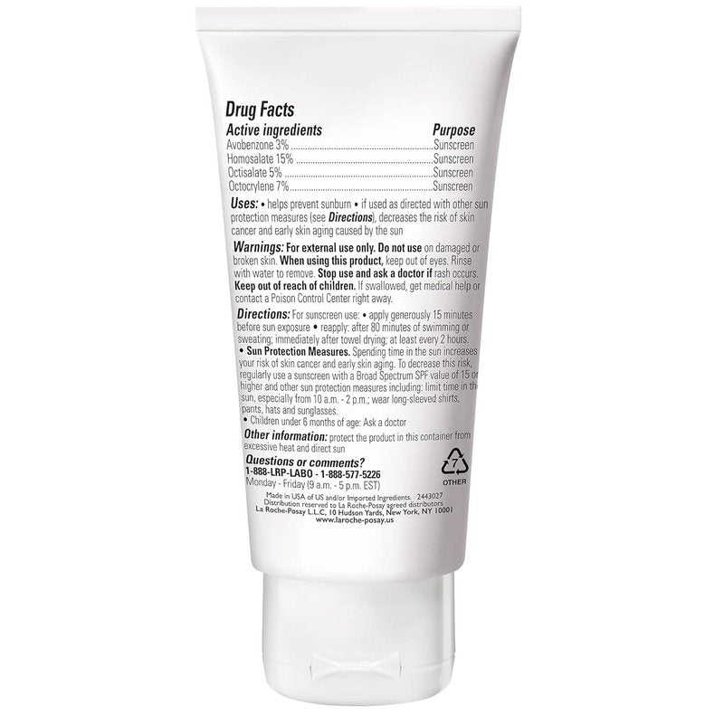 La Roche-Posay Anthelios Clear Skin Sunscreen - SPF 60, Oil-Free, Non-Greasy, Travel Size | Broad Spectrum Protection