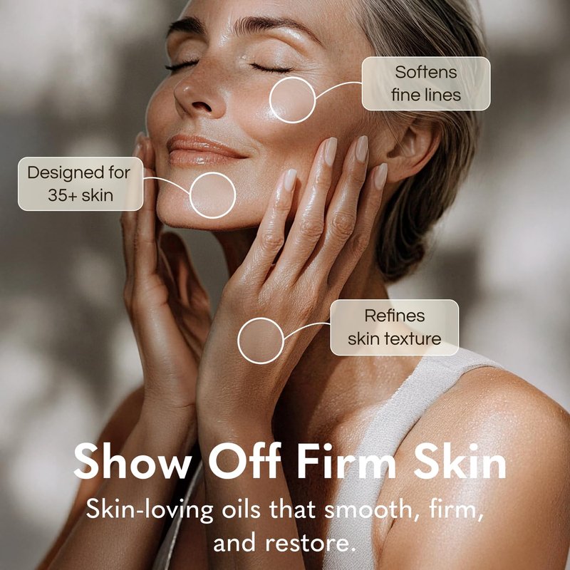 GODA Silk Body Oil Women - Firming Anti Aging Moisturizing Formula, Crepey Skin Hydrating After Shower, Scented Organic Blend Premium Skincare