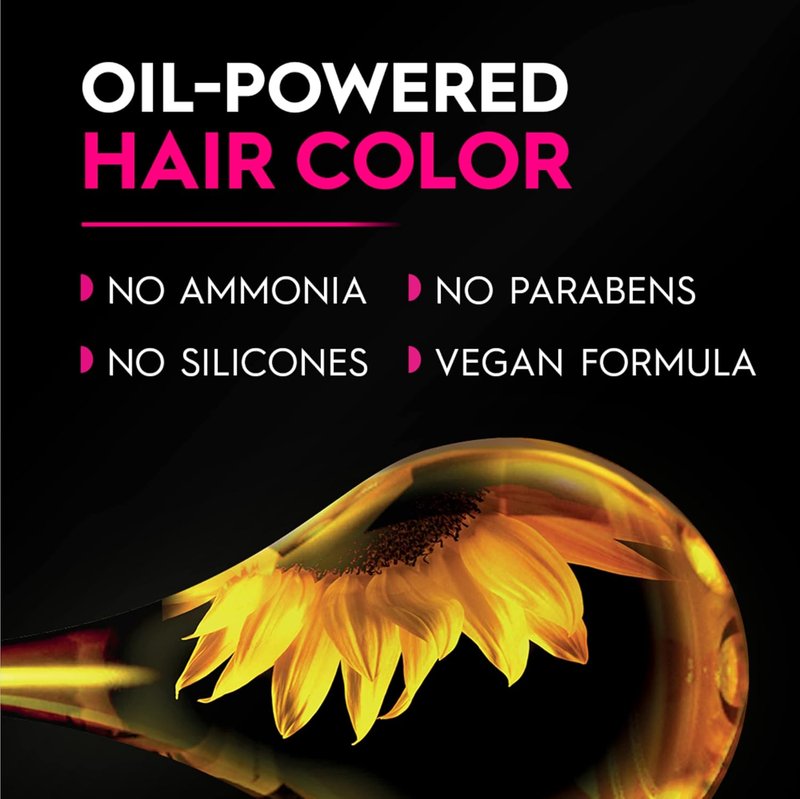 Garnier Olia Hair Color - Ammonia-Free Permanent Dye for Brilliant Oil-Rich Shine | 4.15 Dark Soft Mahogany