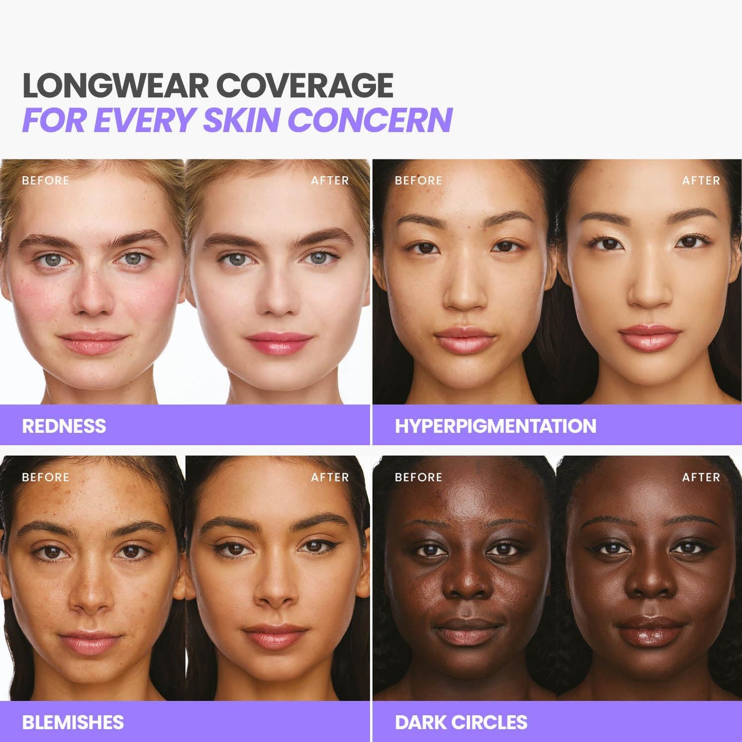 Wonderskin Hyper Bond All-Day Stay Serum Foundation – Waterproof, Transfer-Proof, 24HR Longwear Face Makeup with Niacinamide & Hyaluronic Acid – Lightweight, Natural Finish (Bliss)