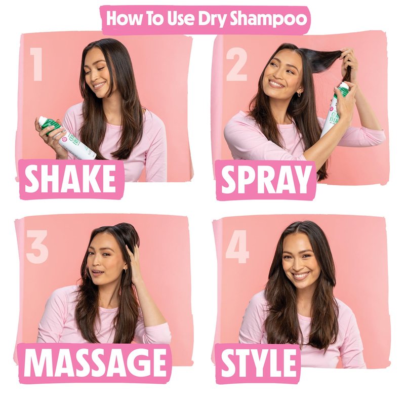 Not Your Mother's Plump For Joy Dry Shampoo (3-Pack) - 4.4 oz Each - Instant Oil Absorption for Soft, Clean Hair - Orange Mango - Body Building Hair Refresh Between Washes