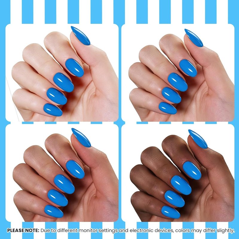 Beetles Blue Gel Polish - Riviera Rush Navy Blue Nail Polish for Long-Lasting Summer Manicure | Soak Off UV LED Compatible