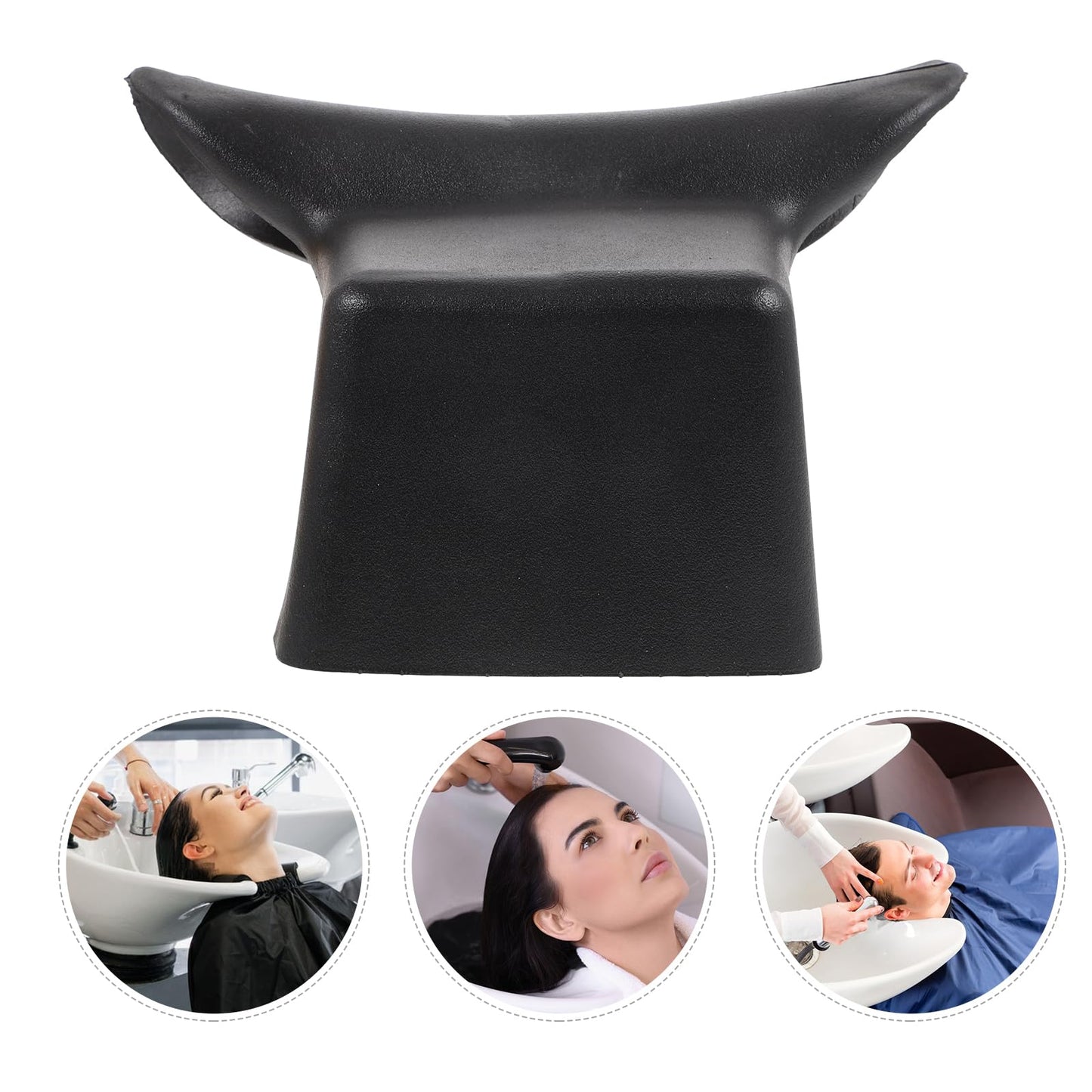 Healvian Shampoo Bed Pillow for Salon Hair Washing Waterproof Neck Cushion 8.66X5.90X4.72 Inch Soft Hair Wash Bowl Pad Comfortable Neck Support for Spa and Salon Use