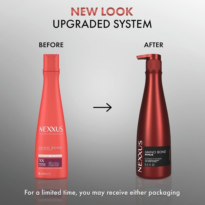 Nexxus Amino Bond Conditioner - Bond Repair for Damaged Hair | Hydrolink Bonder, 13.5 oz