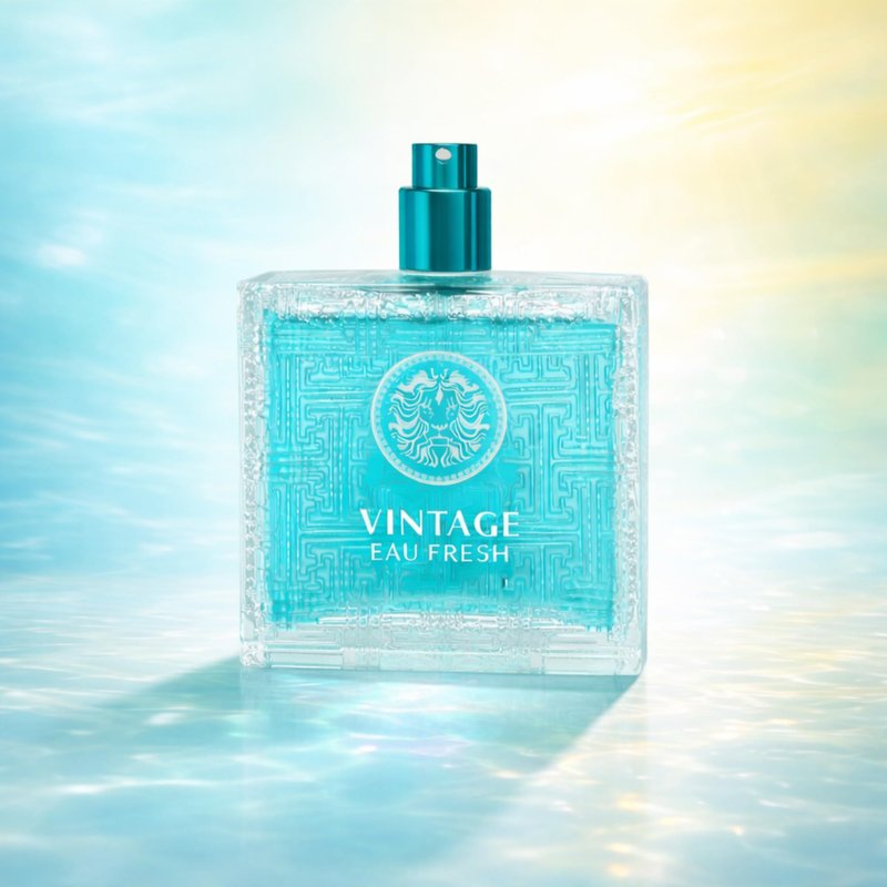 Sandora Fragrances Eau de Parfum for Men – Lemon, Bergamot, Cedar & Amber – Fresh, Aquatic, Elegant, Refined Scent, 3.4 fl oz / 100ml