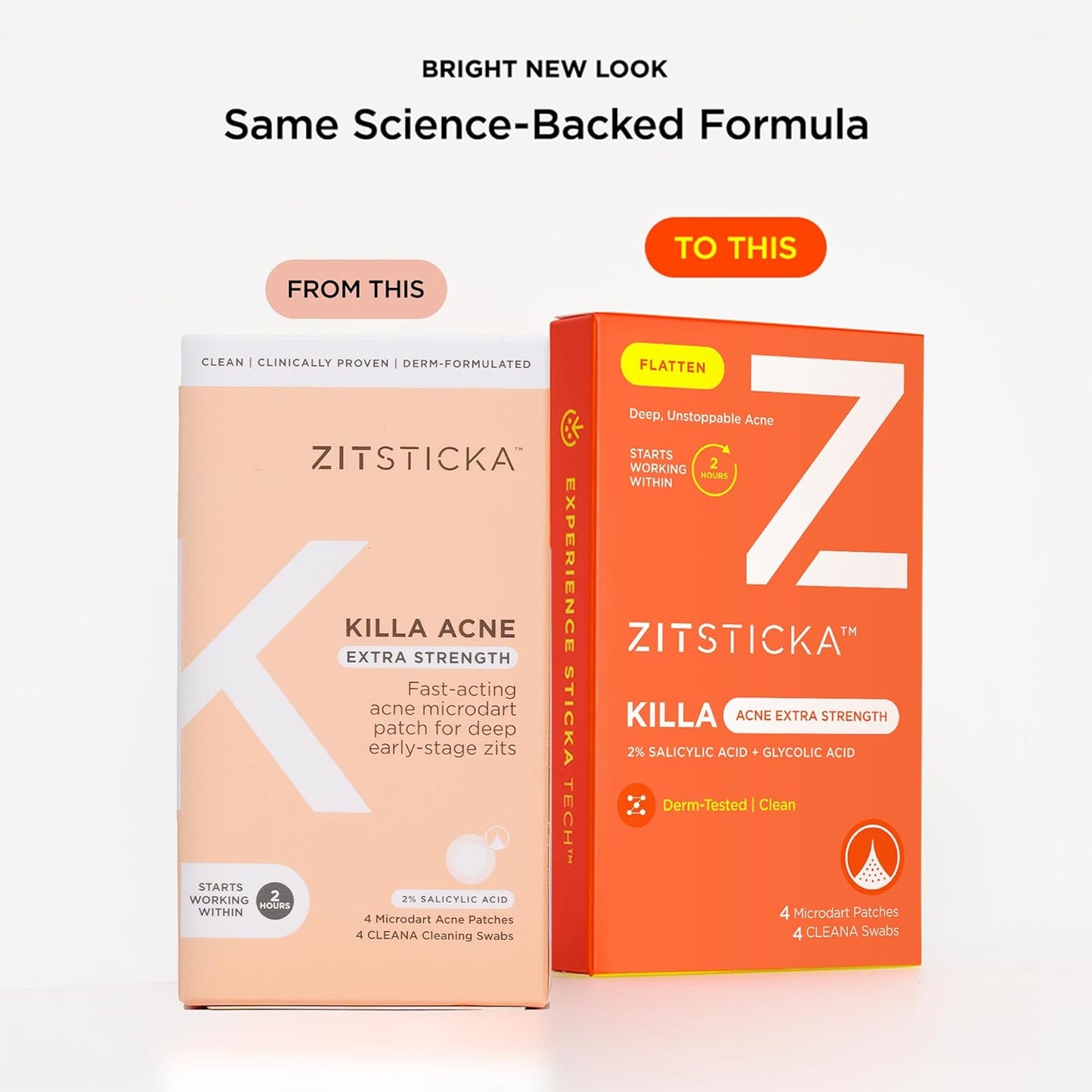 ZitSticka Extra Strength Killa Acne Microdart Patches - Fast-Acting OTC Treatment with 2% Salicylic Acid | 4 Count