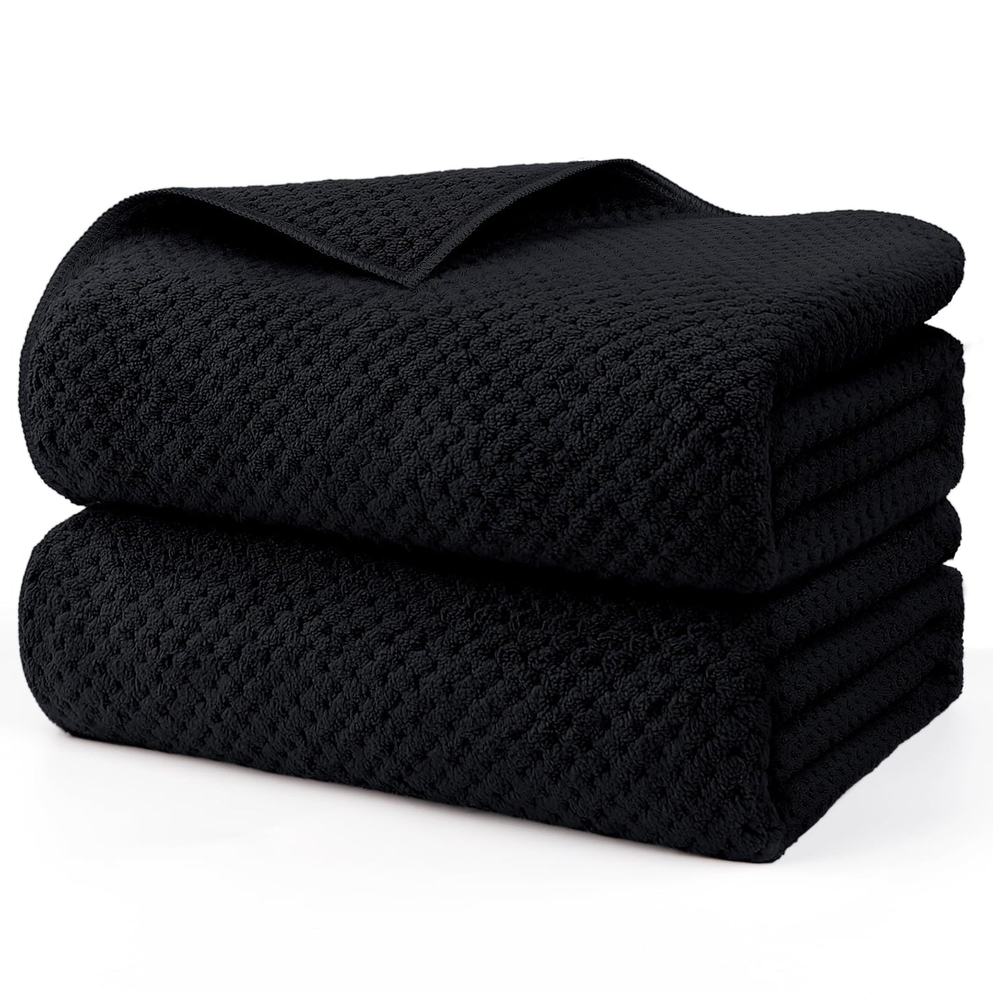 HOMEXCEL Microfiber Washcloths 24 Pack, Highly Absorbent and Soft Face Towel, Multi-Purpose Wash Cloths for Bathroom, Hotel, Spa, Gym, and Kitchen, White