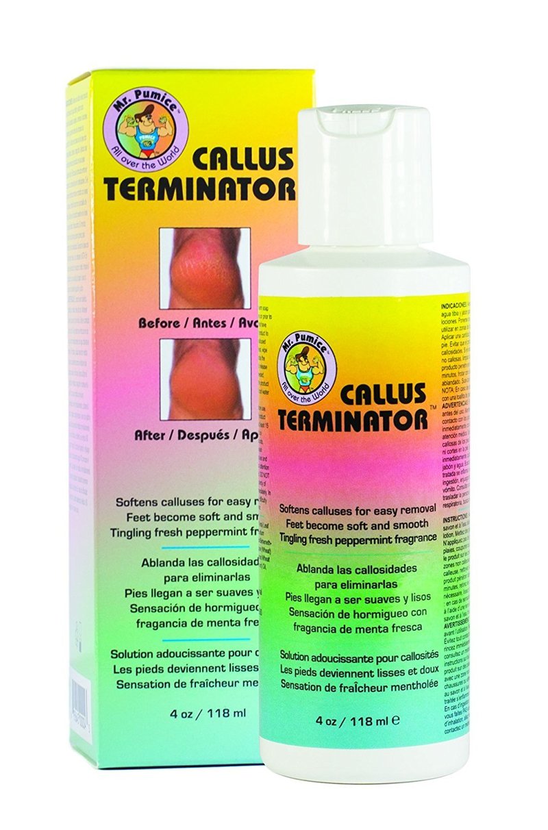 Callus Terminator by Mr. Pumice - 4oz Foot Care Treatment for Smooth Skin