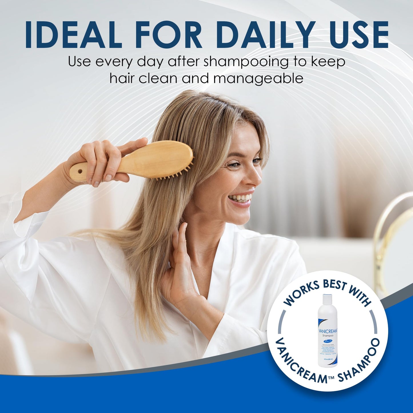 Vanicream Conditioner – pH Balanced Mild Formula Effective For All Hair Types and Sensitive Scalps - Free of Fragrance, Lanolin, and Parabens – 12 Fl Oz