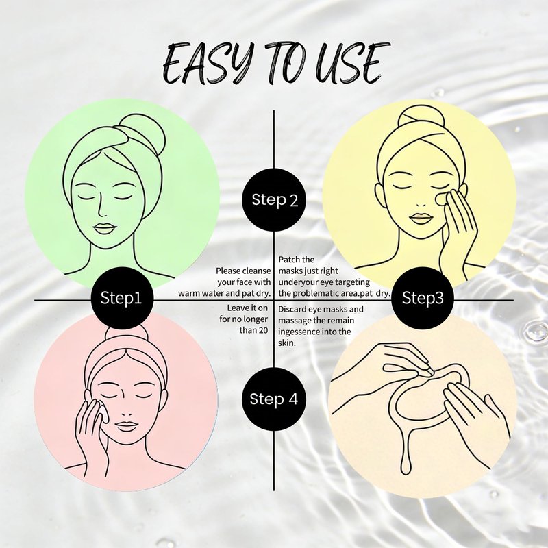 Aero Zen Lavender Collagen Under Eye Patches, Hydrating Gel Eye Masks with Hyaluronic Acid for Dark Circles, Puffiness, Under Eye Bags & Wrinkles, Ideal Beauty Gift for Women, 24 Pairs