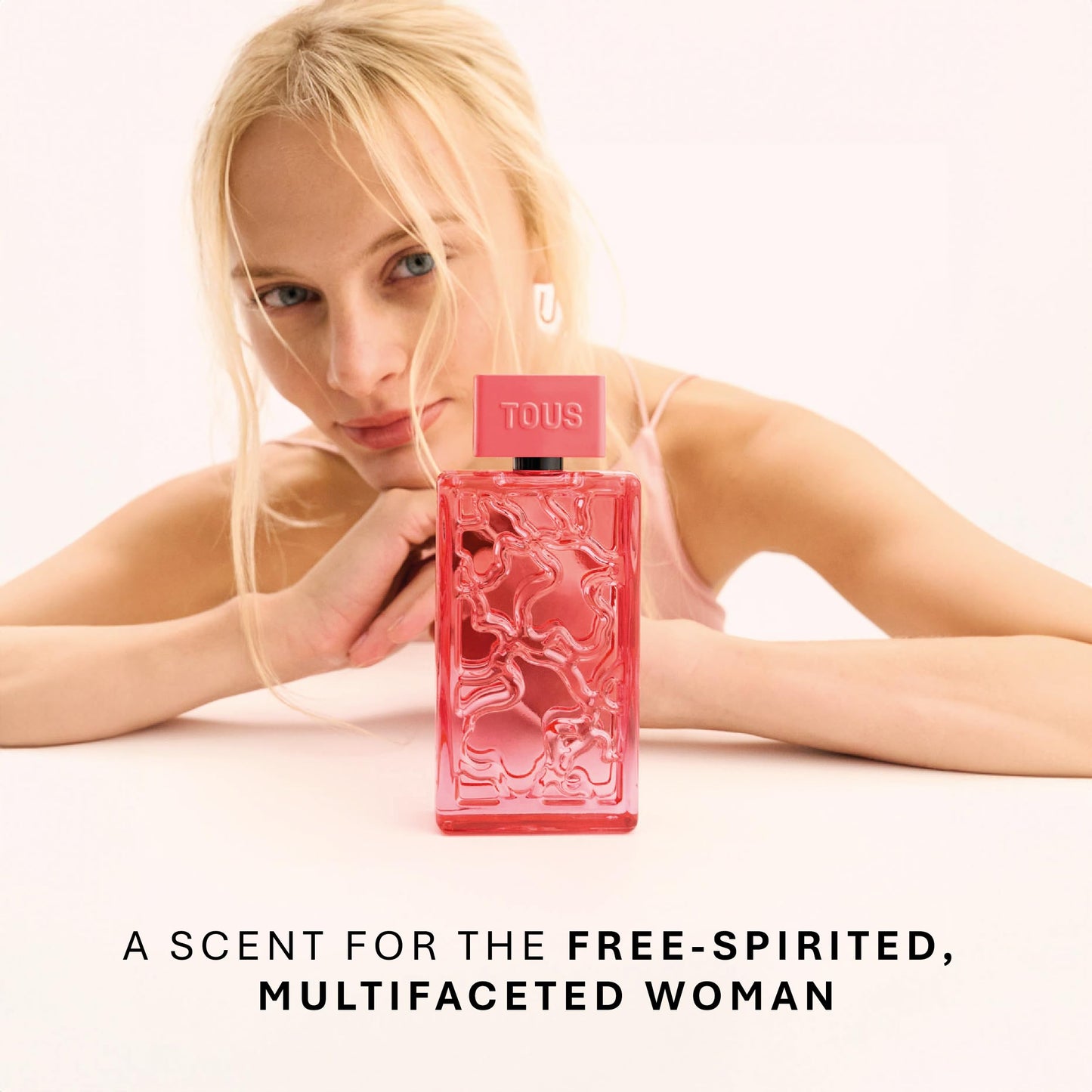 TOUS Kaos Eau de Parfum for Women, Floral, Fruity and Woody Fragance with Notes of Lemon, Bergamot and Pear for Everyday Wear, 3.4 Fl Oz