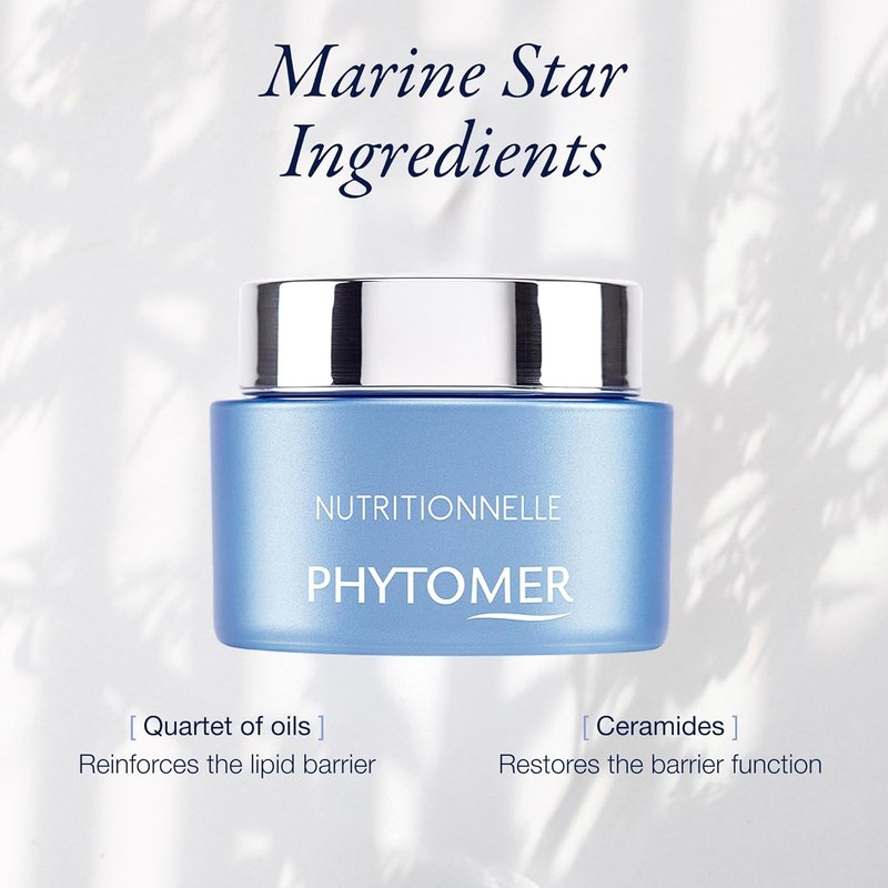 Phytomer Nutritionnelle Face Moisturizer Cream - Hydrating Formula for Plump, Youthful Skin | 50ml