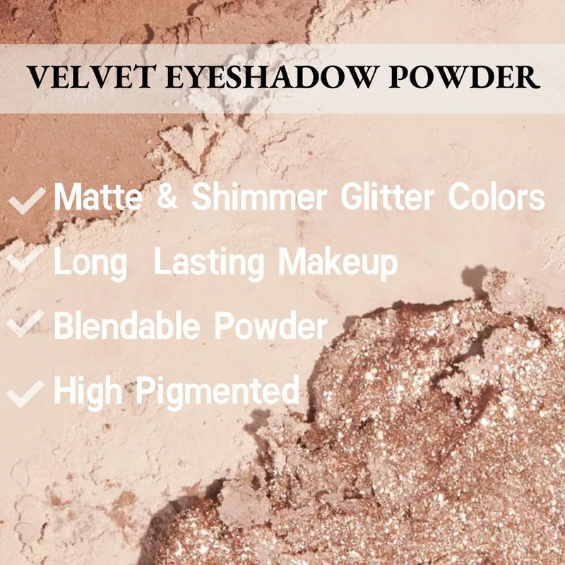 Okerker 9Colors Matte Eyeshadow Palette, Pink Brown Nude Eye Shadow Pallet, Natural Blendable Eye Makeup