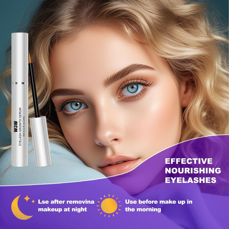 Eyelash Growth Serum - Rapid Lash & Brow Enhancer for Stronger, Healthier Lashes | Vegan & Cruelty-Free (1 PCS)