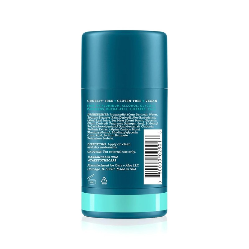 Aluminum-Free Deodorant for Men - Long Lasting Odor Protection | Deep Sea Glacier, 2.6oz