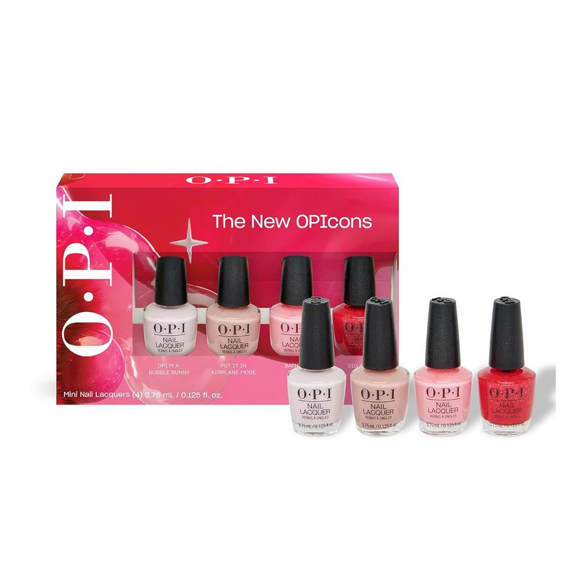 OPI Nail Lacquer | Chip Resistant Nail Polish in Crème, Shimmer & Glitter | Fast Drying Formula | New OPIcons Collection