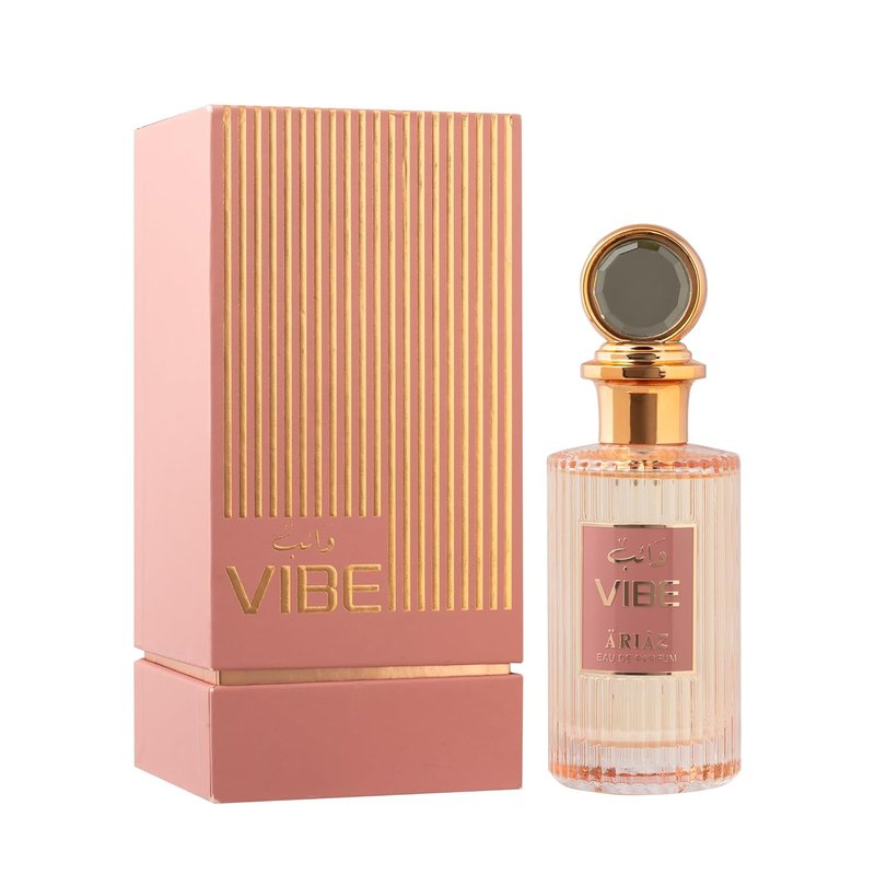 ARIAZ Vibe Women Eau De Parfum 3.4 Oz | Sweet Fruity Floral Perfume with Pear, Strawberry & Vanilla - Long-Lasting Night Fragrance
